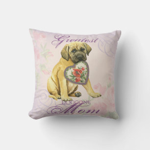 Mastiff Hearts Mum Cushion