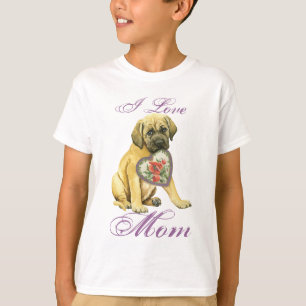 Mastiff Hearts Mum T-Shirt