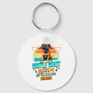 Mastiff Lover Funny Mastiff Dog Retro  Key Ring