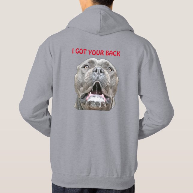 Mastiff Mad Guard Cane Corso Dog Hoodie (Back)