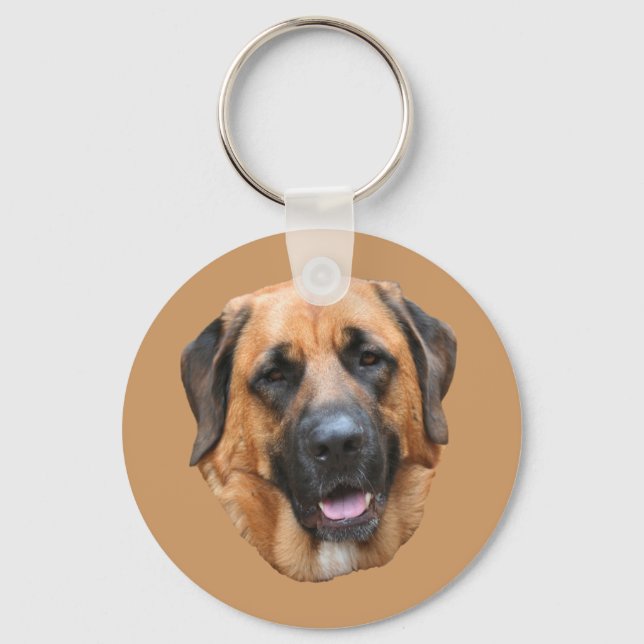 Mastiff Mix Dog Keychain (Front)