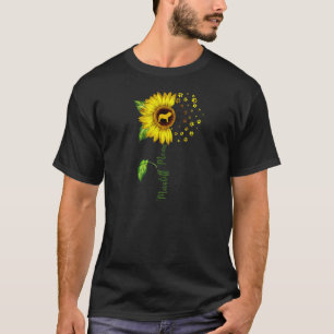 Mastiff Mom Sunflower Mastiff Dog Mom Mama T-Shirt