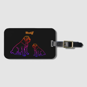 Mastiff Pilou Luggage Tag