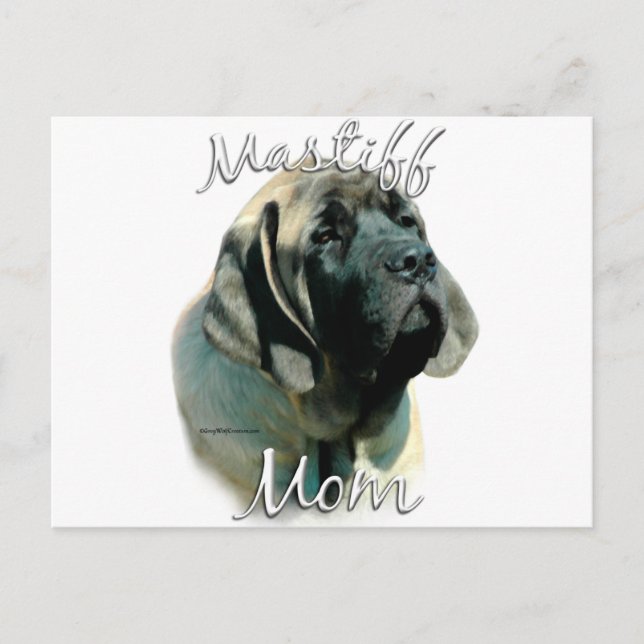 Mastiff (pup) Mum 2 Postcard (Front)