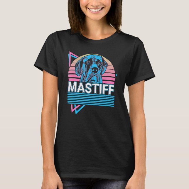 Mastiff Retro T-Shirt (Front)