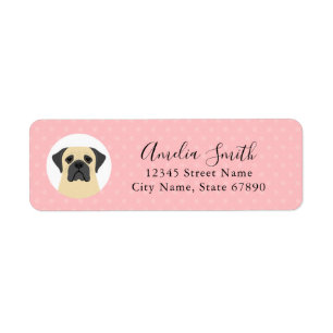 Mastiff Return Address Labels