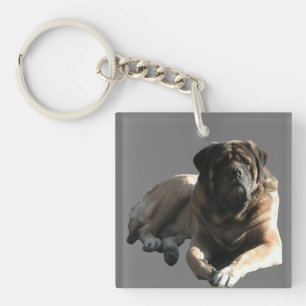 Mastiff Sanfter Riese Key Ring