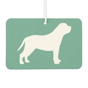 Mastiff Silhouette Car Air Freshener