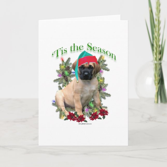 Mastiff ‘Tis Holiday Card (Front)