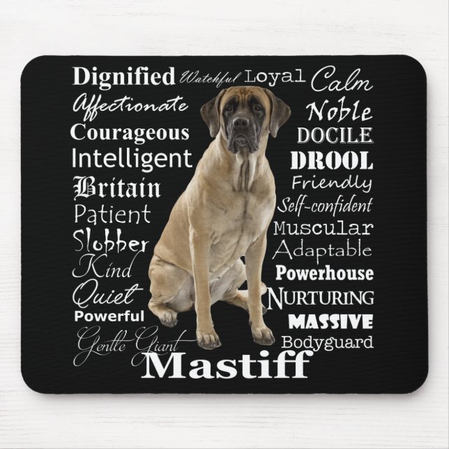 Mastiff Traits Mousepad (Front)