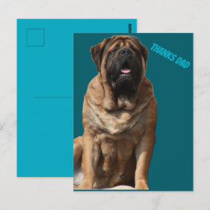 Mastiff Vatertag Best Friends Postcard