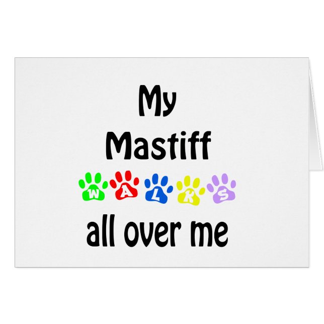 Mastiff Walks Design (Front Horizontal)