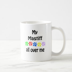 Mastiff Walks Design Coffee Mug