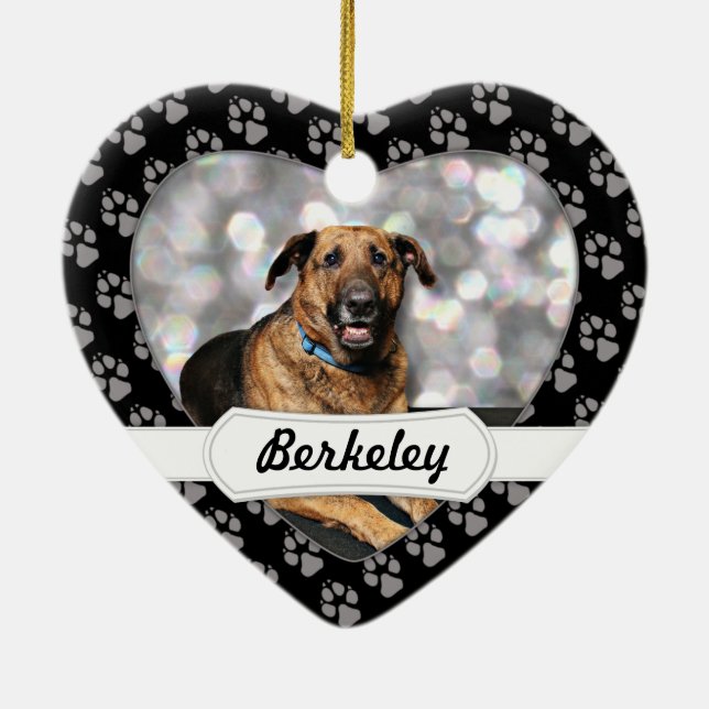 Mastiff X - Berkeley Ceramic Tree Decoration (Back)