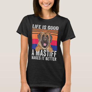 Mastiffs Makes Your Life Good Vintage T-Shirt