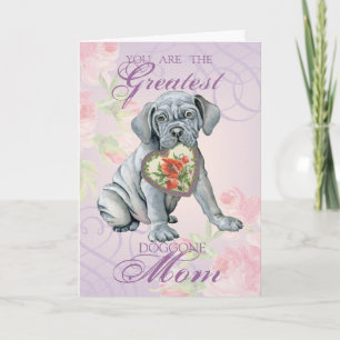 Mastino Heart Mum Card