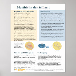 Mastitis in Breastfeeding Poster (German)