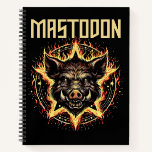 Mastodon Boar Fire Notebook