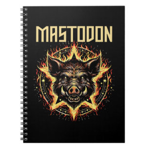 Mastodon Boar Fire Notebook