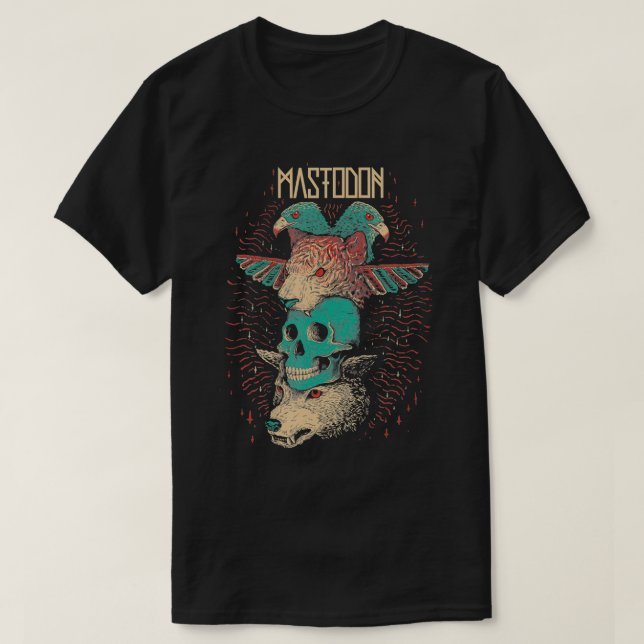 Mastodon - Logo Totem T-Shirt (Design Front)
