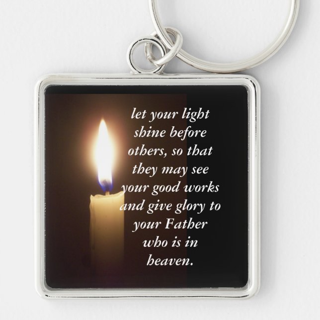 Mat 5:16 key ring (Front)