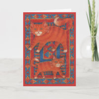 Mat Cats 'Happy Mother's Day' greetings card