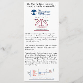 Mat-Su Grief Support Group Advertisement Invitation