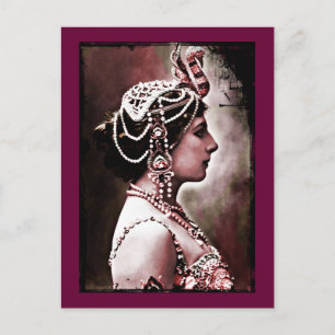 Mata Hari 1910 Postcard