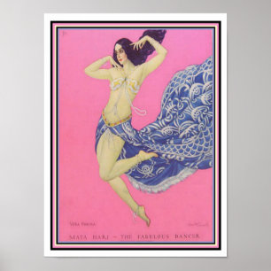 Mata Hari Art Deco Print