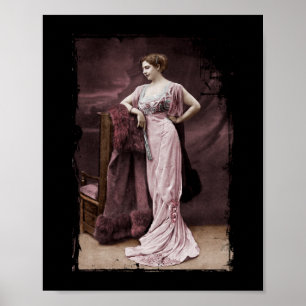 Mata Hari in Theatre Dress Poster