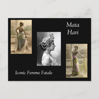 Mata Hari Postcard