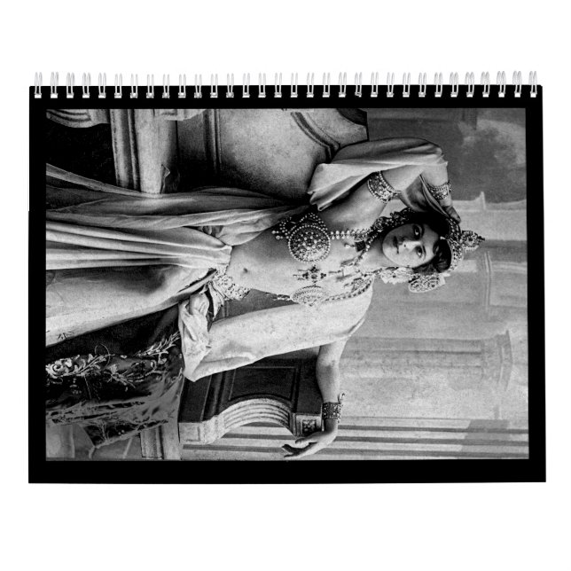 Mata Hari - Vintage Calendar (Back)