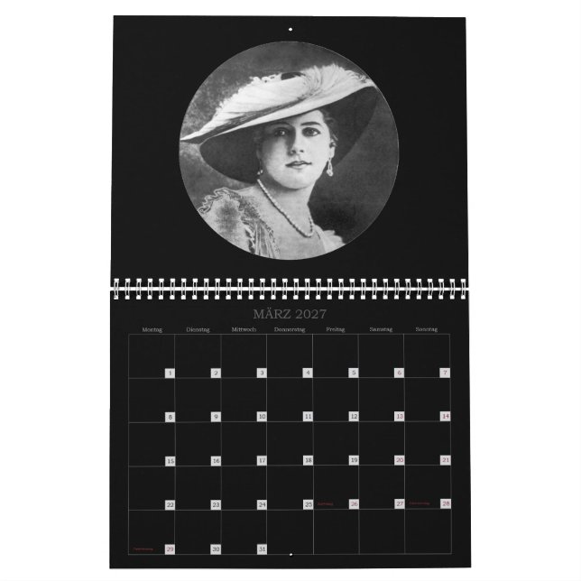Mata Hari - Vintage Calendar (Mar 2027)