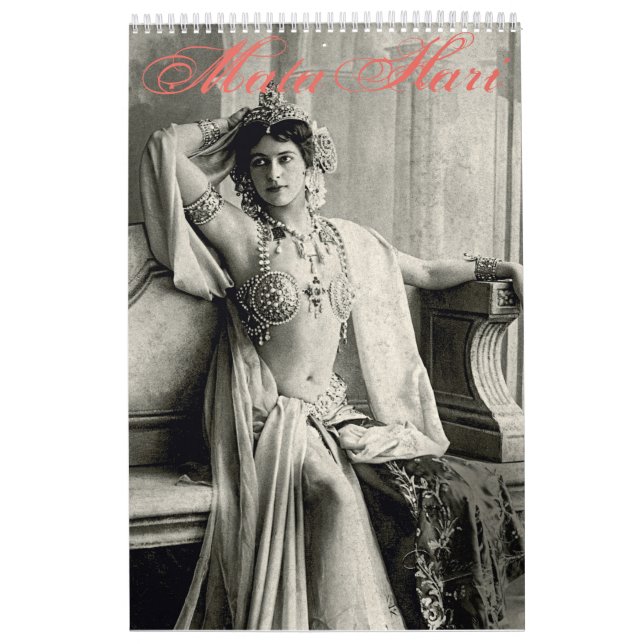 Mata Hari – Vintage  Calendar (Cover)