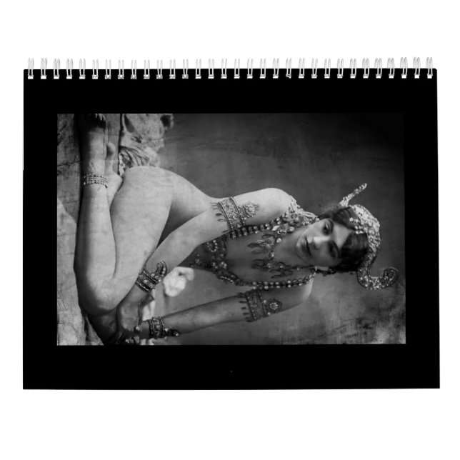 Mata Hari - Vintage Calendar (Back)