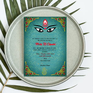 Mata Ki Chowki Goddess Durga Jagrata Invitation