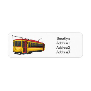 Mata trolley cartoon illustration 