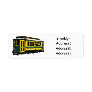 Mata trolley cartoon illustration