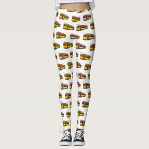 Mata trolley cartoon illustration leggings