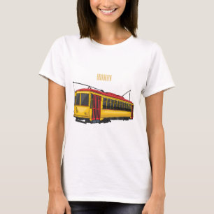Mata trolley cartoon illustration T-Shirt