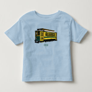 Mata trolley cartoon illustration toddler T-Shirt