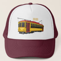 Mata trolley cartoon illustration