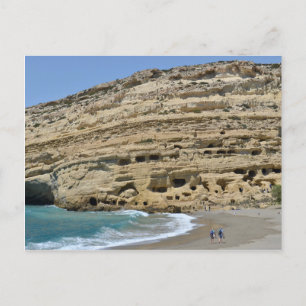 Matala Crete Postcard