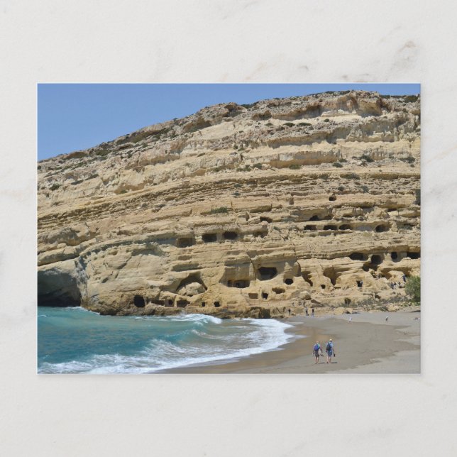 Matala Crete Postcard (Front)