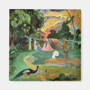 Matamoe or, Landscape with Peacocks, 1892 Magnet