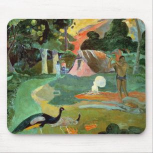 Matamoe or, Landscape with Peacocks, 1892 Mouse Mat
