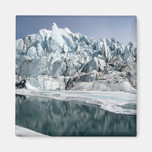 Matanuska Glacier Mouth Alaska Magnet (Front)
