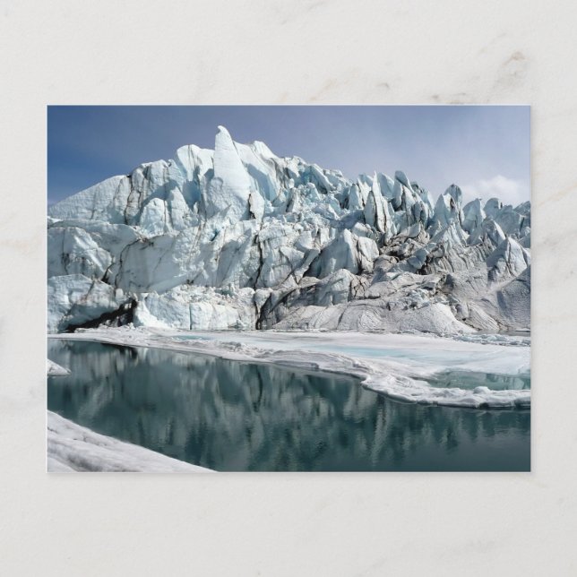 Matanuska Glacier Mouth Alaska Postcard (Front)