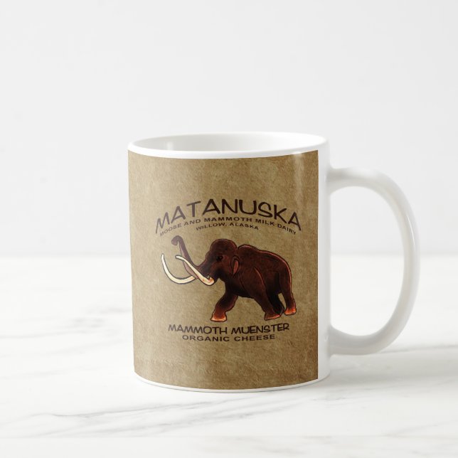 Matanuska Mammoth Muenster Cheese Coffee Mug (Right)