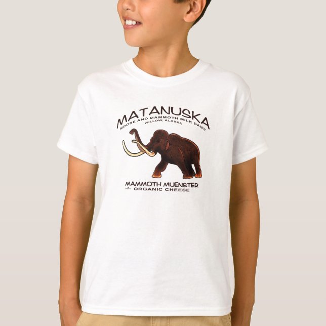 Matanuska Mammoth Muenster Cheese T-Shirt (Front)